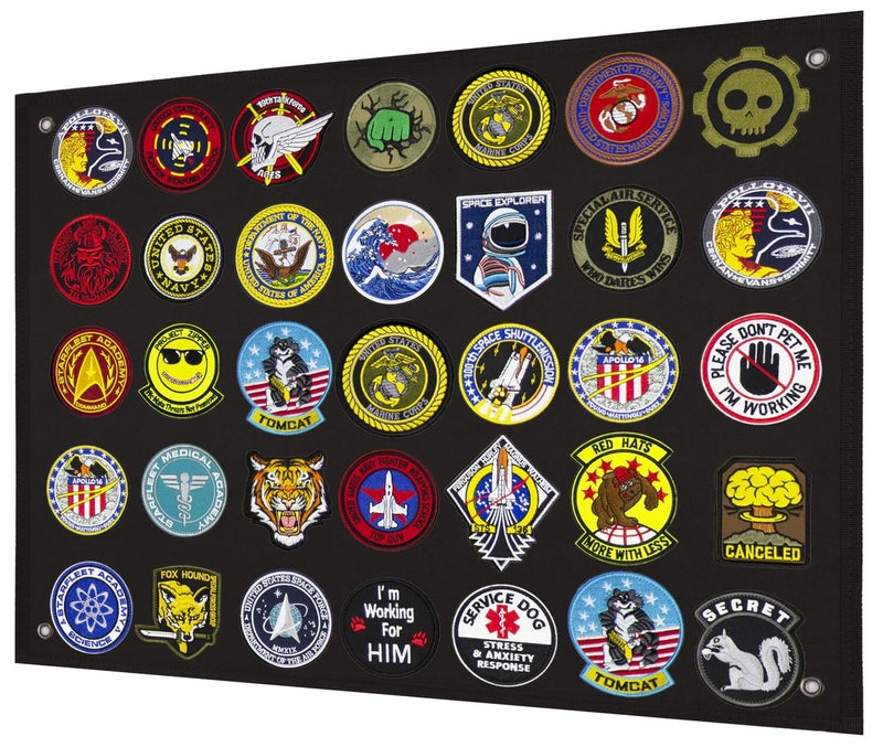 GOTAC Tactical Patch Display Holder Panel Board for Military Army Morale Hook and Loop Emblems, 18 Inches x 24 Inches, No Patches Included - Image 3